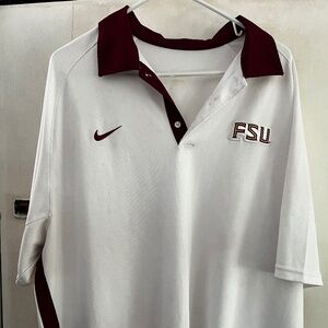 FSU Seminoles Nike DryFit golf polo